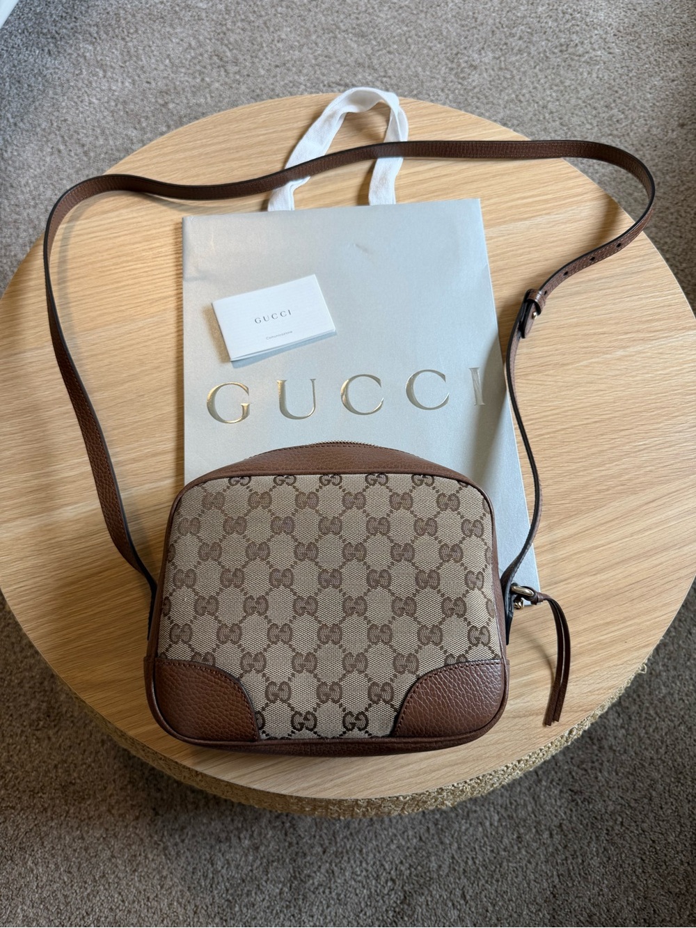 Gucci GG Canvas Bree Crossbody
